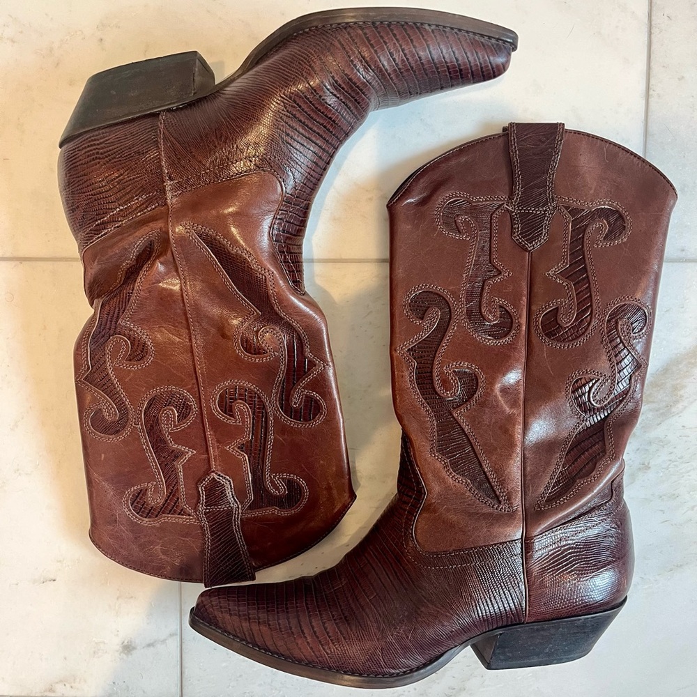 Vintage Nine West women’s cowboy boots